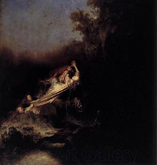 REMBRANDT Harmenszoon van Rijn The abduction of Proserpina. Norge oil painting art
